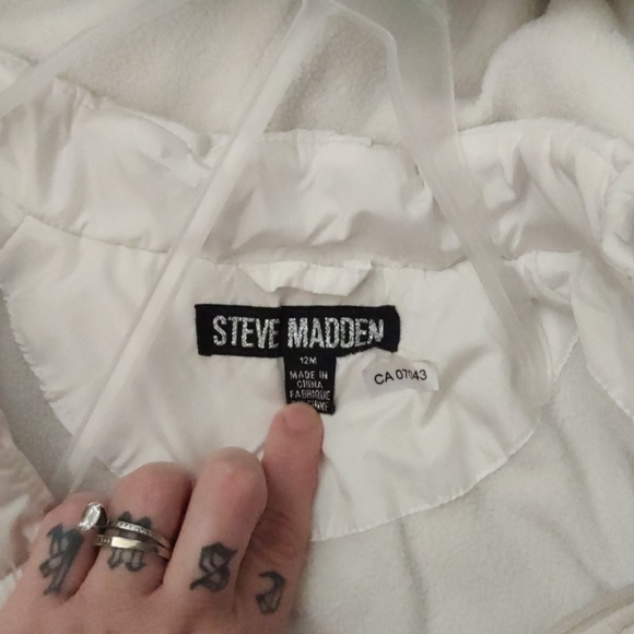 Steve Madden white winter coat - Picture 2 of 3